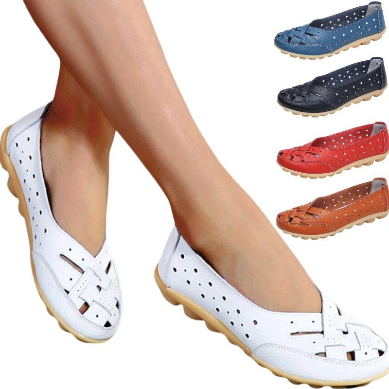 Cushioned Supportive Flats for Women - Blissful Shoes