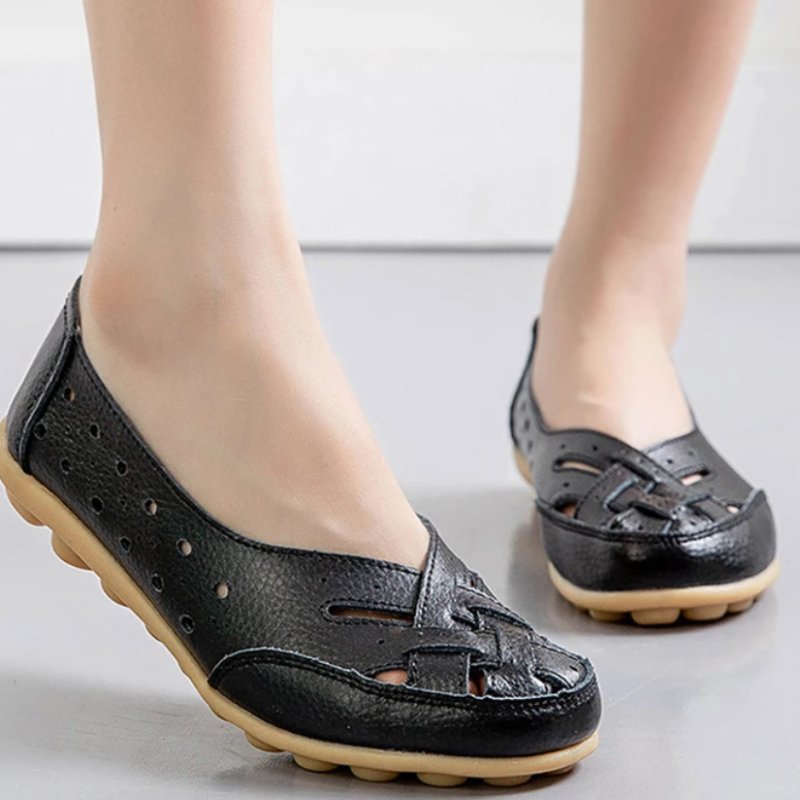 Cushioned Supportive Flats for Women - Blissful Shoes