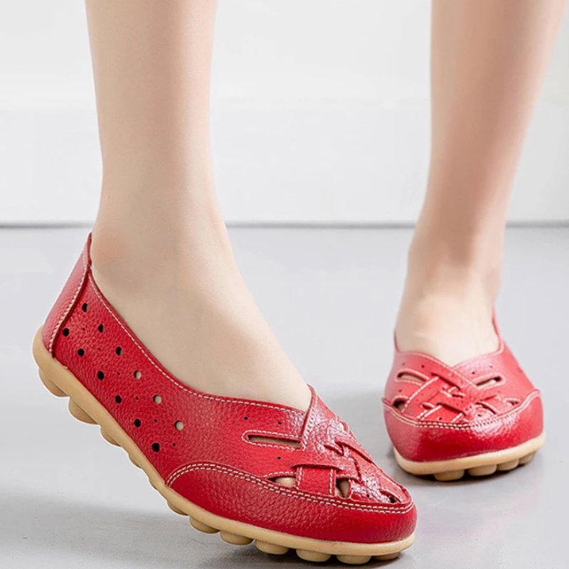 Cushioned Supportive Flats for Women - Blissful Shoes