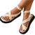 Genuine Leather Comfy Summer Sandals for Bunions - Toe Correction Sandals - Blissful Shoes