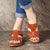 Orthopedic Extra Wide Fit Wedge Sandals - Blissful Shoes