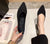 Pointed Wide Toe Box Ballet Flats for Bunions - Blissful Shoes