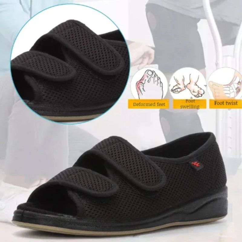 Post Op Wide Fit Recovery Sandals - Blissful Shoes