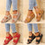 Wedge Heel Soft Thick Bottom Sandals - Blissful Shoes