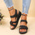 Wedge Heel Soft Thick Bottom Sandals - Blissful Shoes