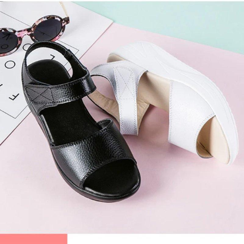 Women's Orthopedic Platform Sandals - Rocker Bottom Shoe - Blissful Shoes