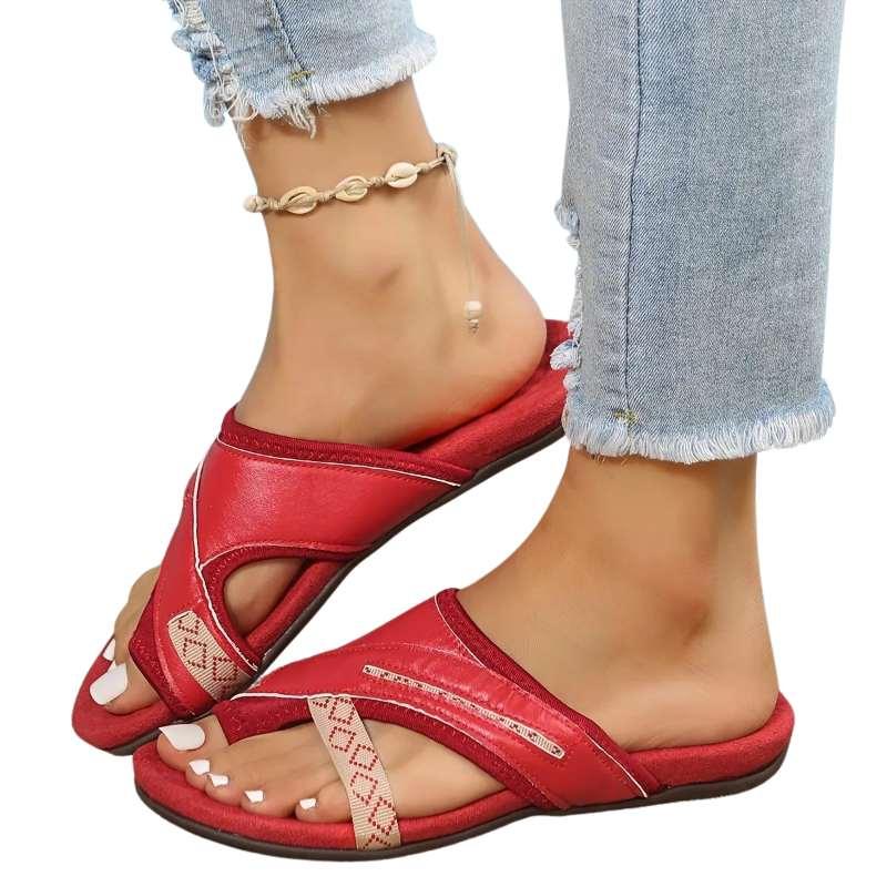 Women's Wide Flip Flops for Bunions - Blissful Shoes