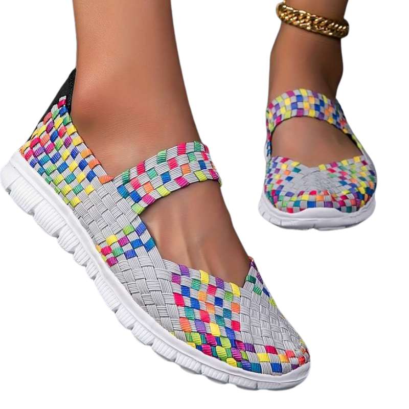 Woven Women&#39;s Plus Size Shoes for Bunions and Swollen Feet - Blissful Shoes