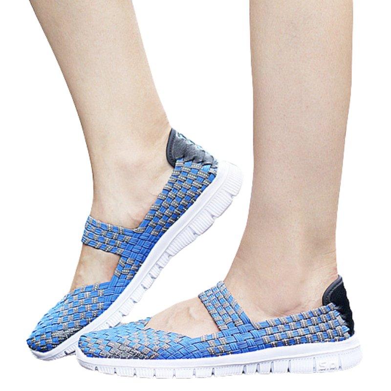 Woven Women's Plus Size Shoes for Bunions and Swollen Feet - Blissful Shoes