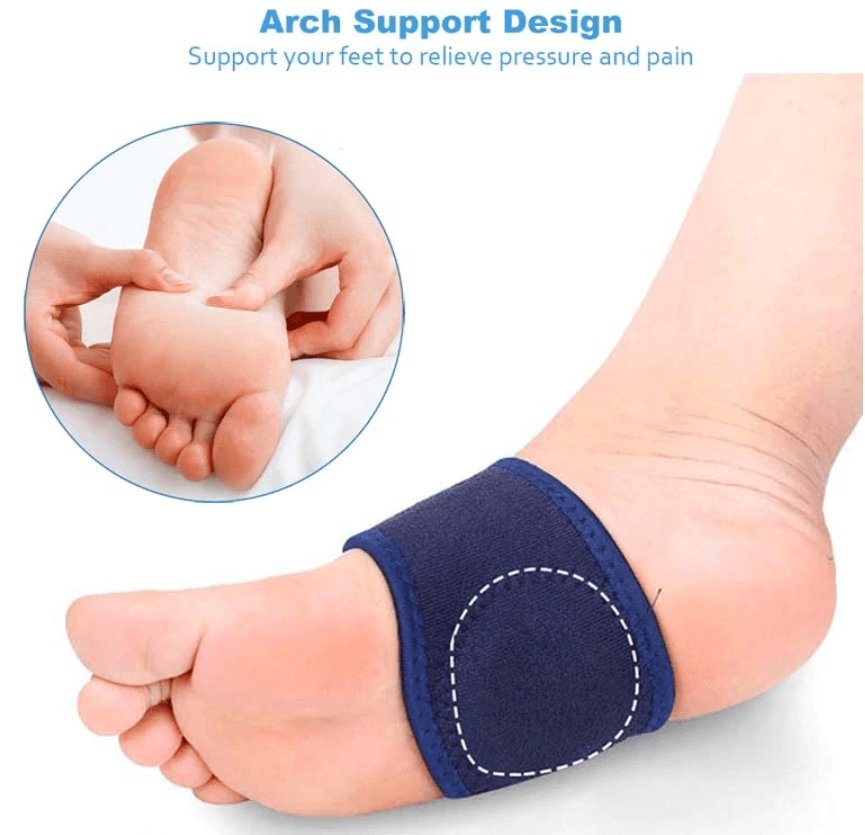 Arch Support Brace Plantar Fasciitis Gel Strap - Bunion Free