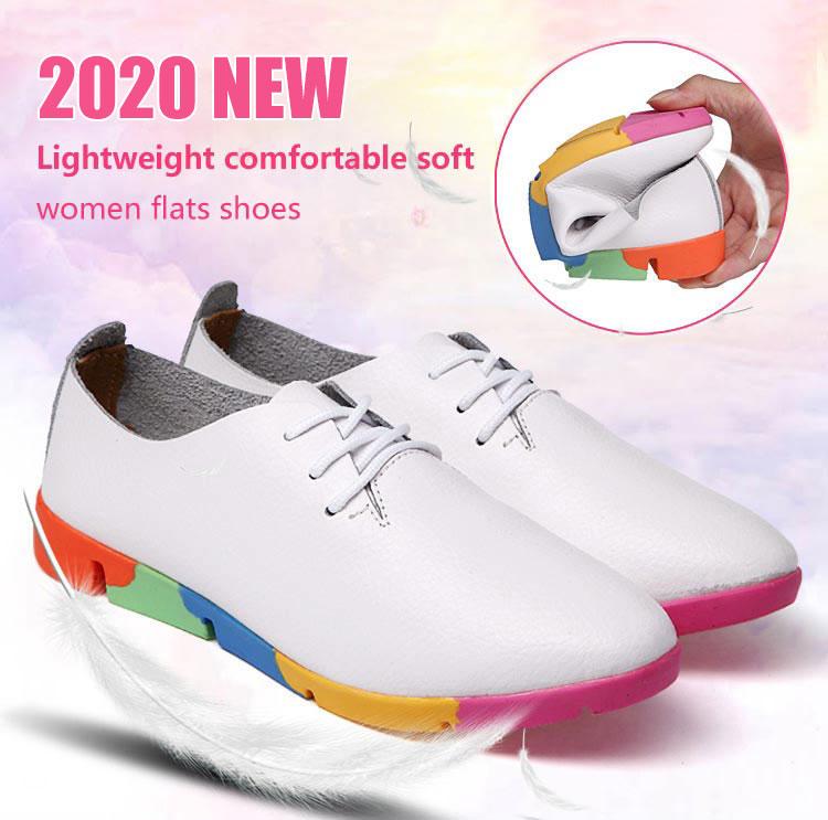 Breathable Leather Women&#39;s Orthopedic Shoes for Bunion - Bunion Free