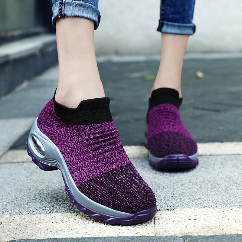 Breathable Mesh Air Cushion Orthopedic Sneakers - Bunion Free