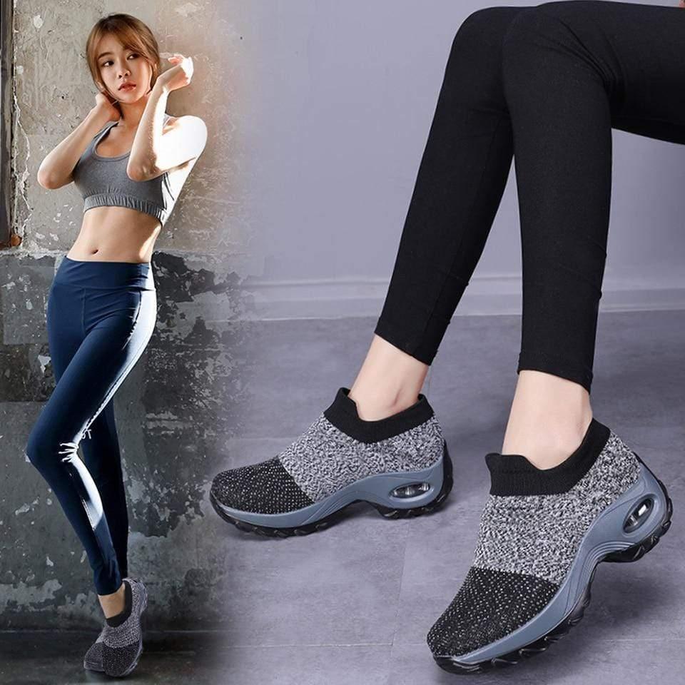 Breathable Mesh Air Cushion Orthopedic Sneakers - Bunion Free