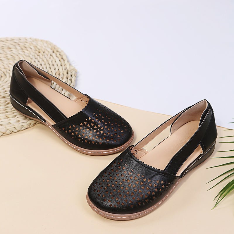 Breathable Women's Flat Shoes for Bunions - Blissful Shoes