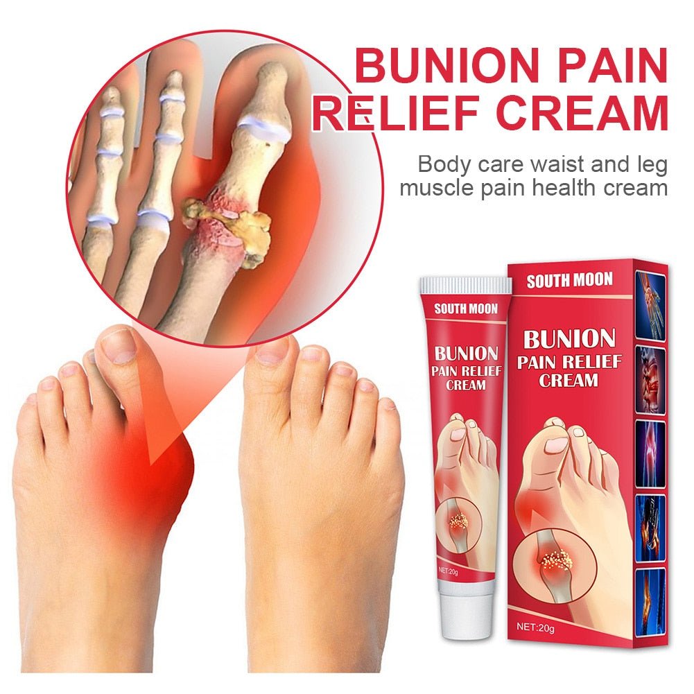Bunion Pain Relief Cream for Big Toe Bone - ComfyFootgear