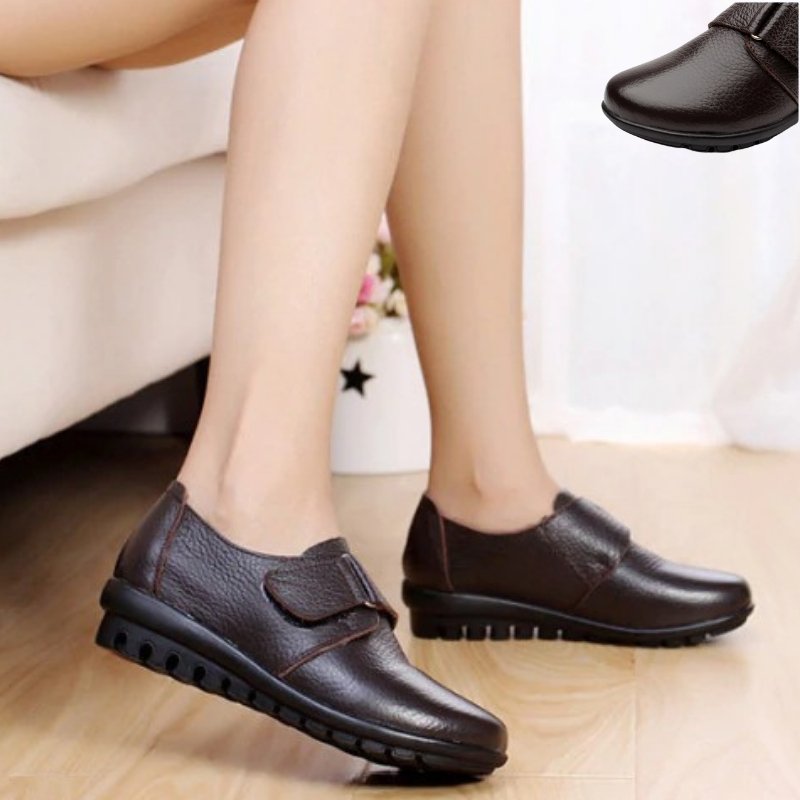 Casual Women&#39;s Genuine Leather Shoes for Bunions - Bunion Free