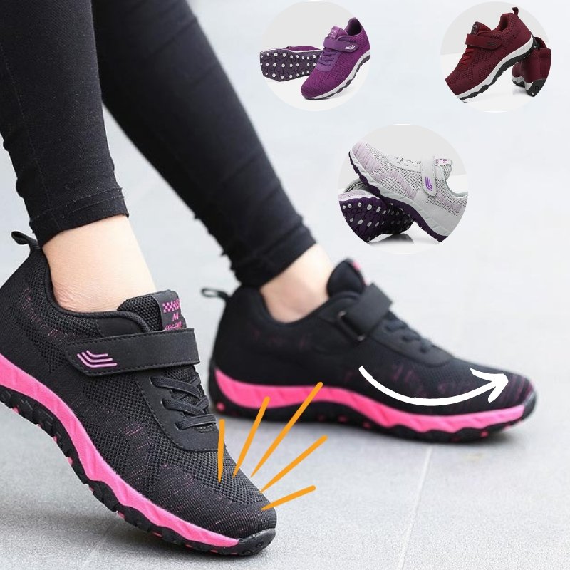 Cushioned Orthopedic Women's Walking Shoes - Bunion Free