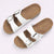 Double Buckle Footbed Sandals for Bunions and Wide Feet - ComfyFootgear