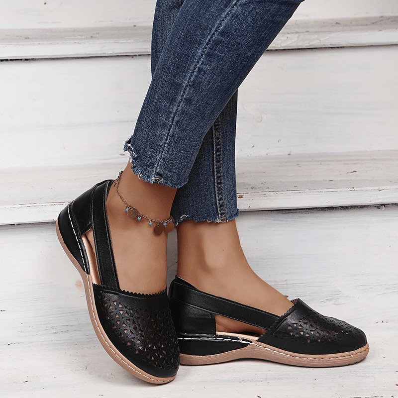 Elegant Women's Bunion Flat Shoes - Blissful Shoes