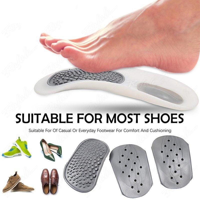 Hard Orthotics for Flat Feet Arch Support Orthopedic Cushions Planta Blissful Shoes