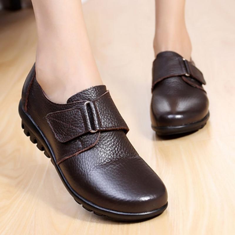 Casual Women&#39;s Genuine Leather Shoes for Bunions