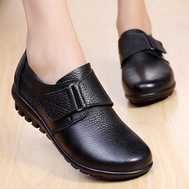 Casual Women&#39;s Genuine Leather Shoes for Bunions