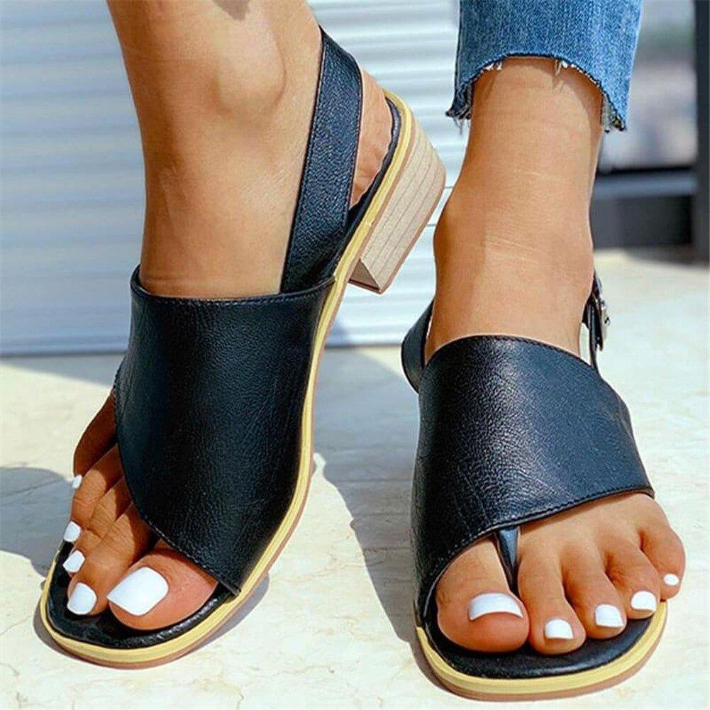 Low Heel Dress Sandals for Bunions - ComfyFootgear