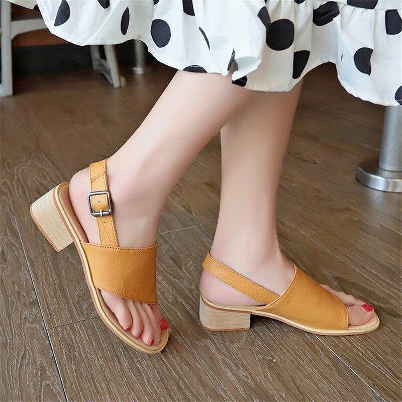 Low Heel Dress Sandals for Bunions - ComfyFootgear