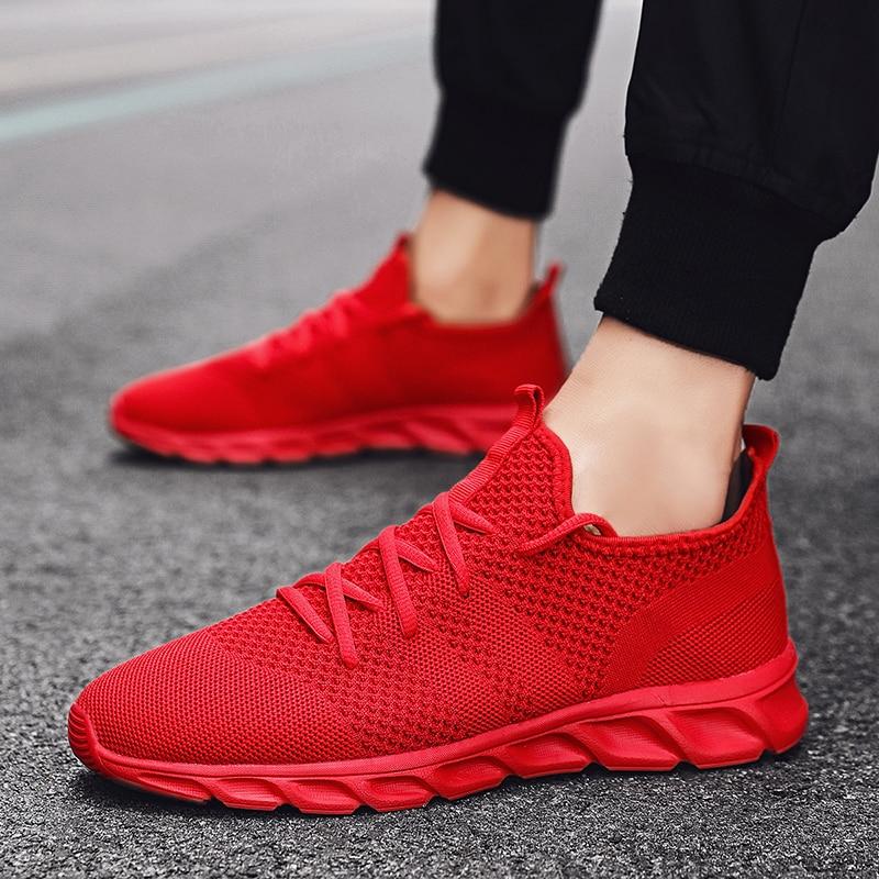 Orthopedic Mesh Sneakers Lightweight Breathable Men&#39;s Running Shoes - Bunion Free