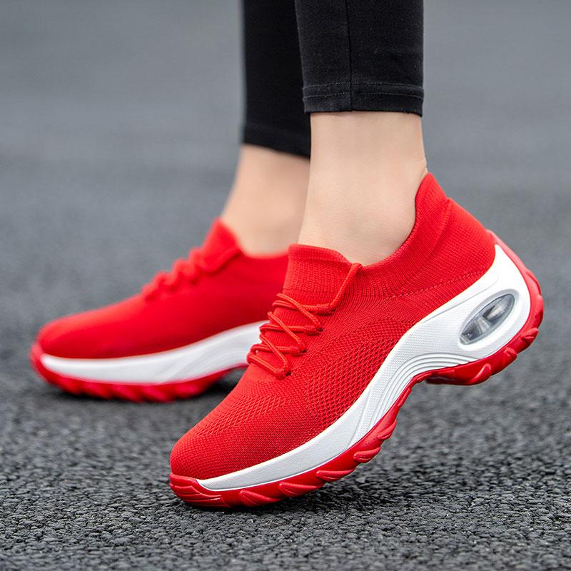 Orthopedic Walking Shoes Platform Sneakers for Women - Bunion Free