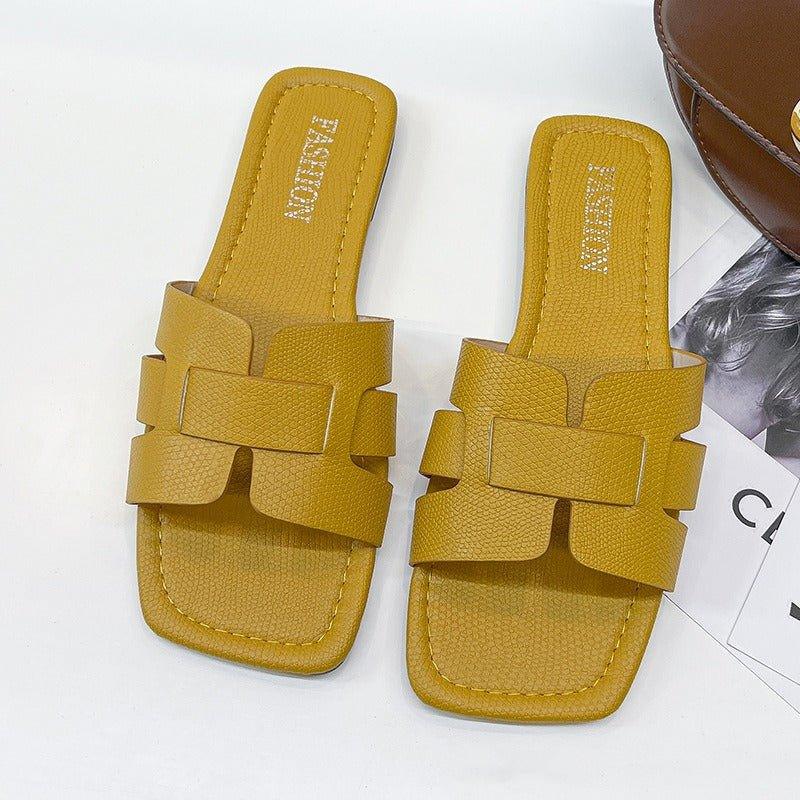 PU Leather Bunion Sandals - ComfyFootgear