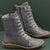 Round Toe Zipper Casual High Boots for Bunions - ComfyFootgear