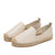 Slip On Woven Leather Loafers for Women - ComfyFootgear