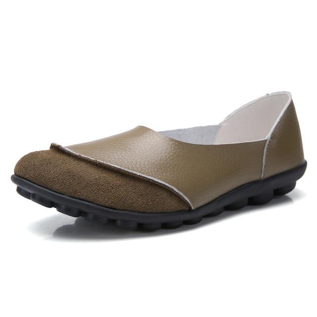 Soft Leather Women's Bunion Moccasins - Bunion Free