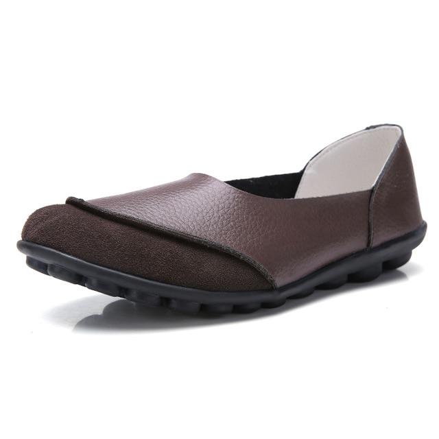 Soft Leather Women's Bunion Moccasins - Bunion Free