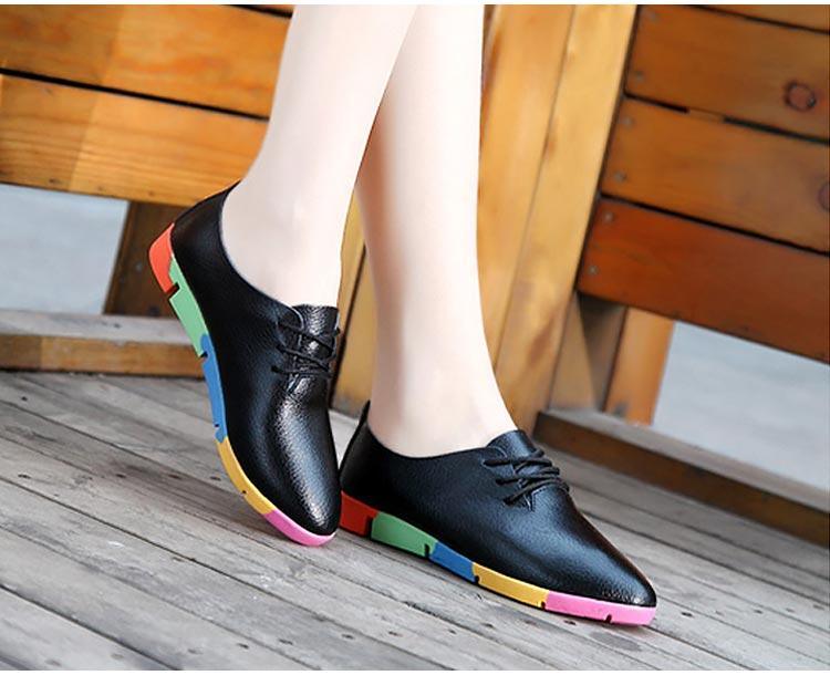 Stylish Genuine Leather Bunion Shoes for Women - Bunion Free