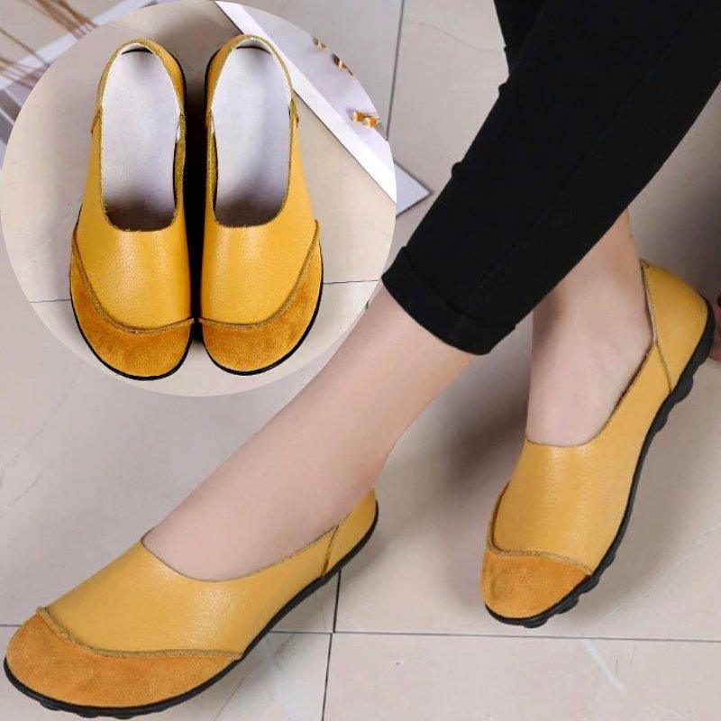 Women's Moccasins Soft Leather Flats for Bunions - Bunion Free