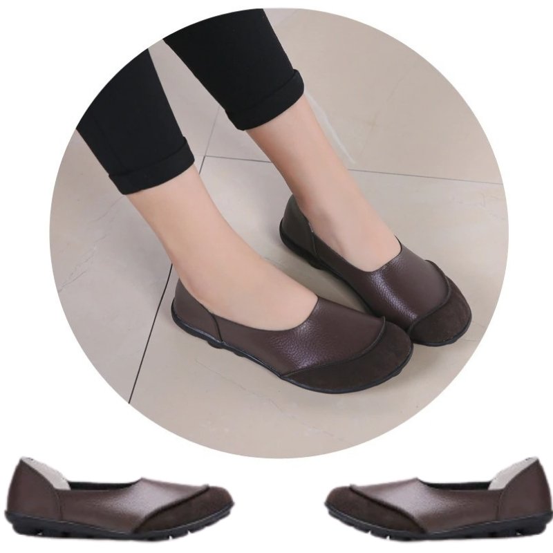 Women's Moccasins Soft Leather Flats for Bunions - Bunion Free