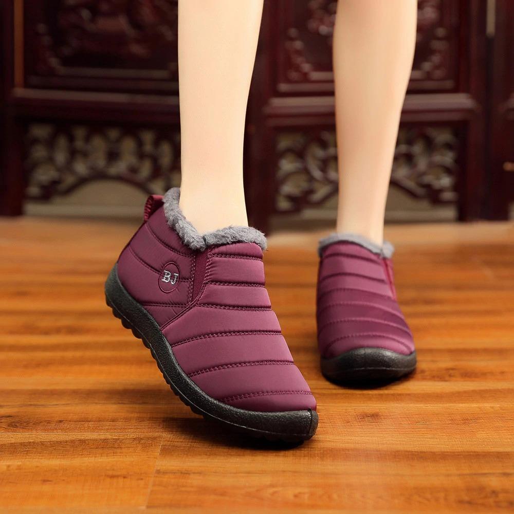 Women's Waterproof Snow Boots Foot Warmer Shoes for Bunions - Bunion Free