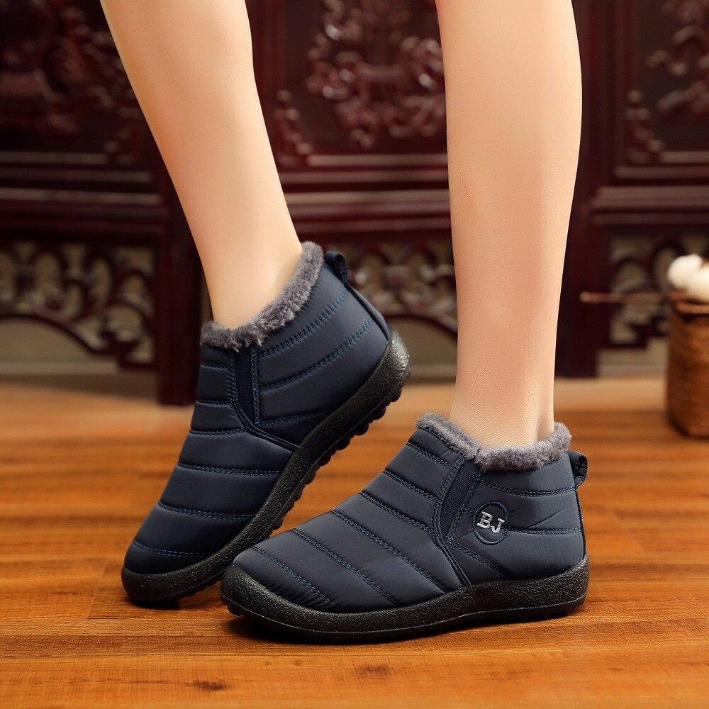 Women's Waterproof Snow Boots Foot Warmer Shoes for Bunions - Bunion Free